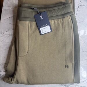 Psycho Bunny Two-Tone Green Joggers